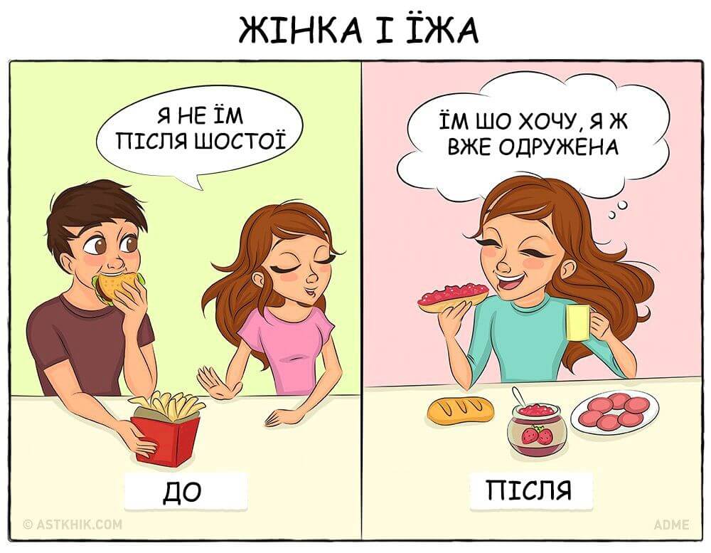 комікси про життя